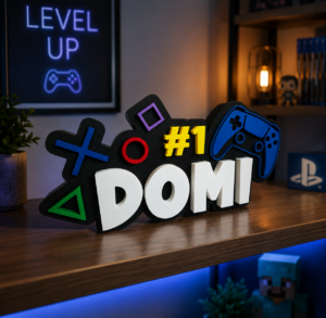 Gamer 3D Névdekoráció
