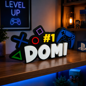 Gamer 3D Névdekoráció