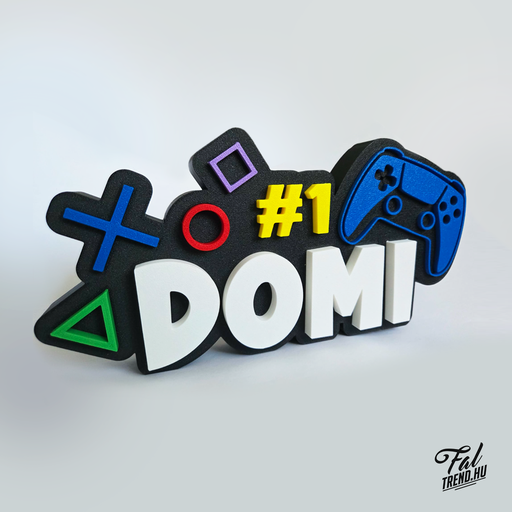 Gamer 3D Névdekoráció - Image 2